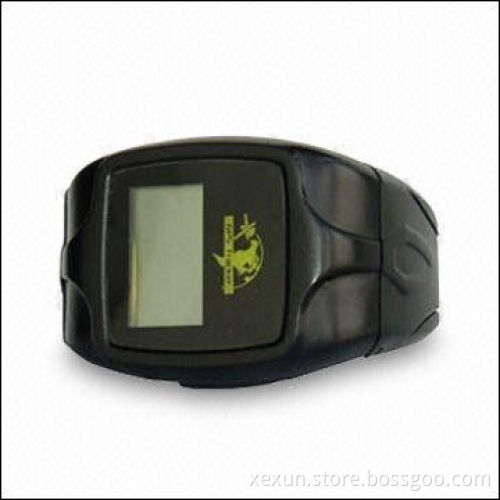 GPS watch with belt can be worn or easily carried auto report position